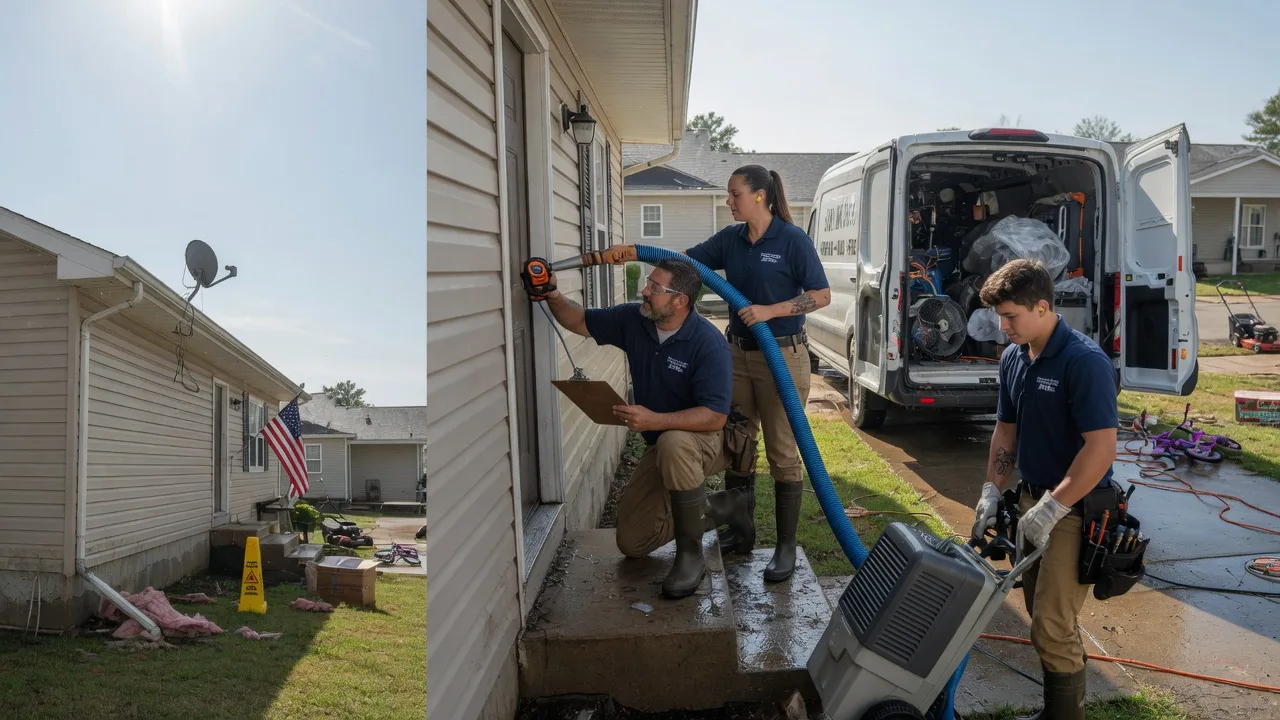 Ceiling Water Damage Restoration in Bunch, OK near me