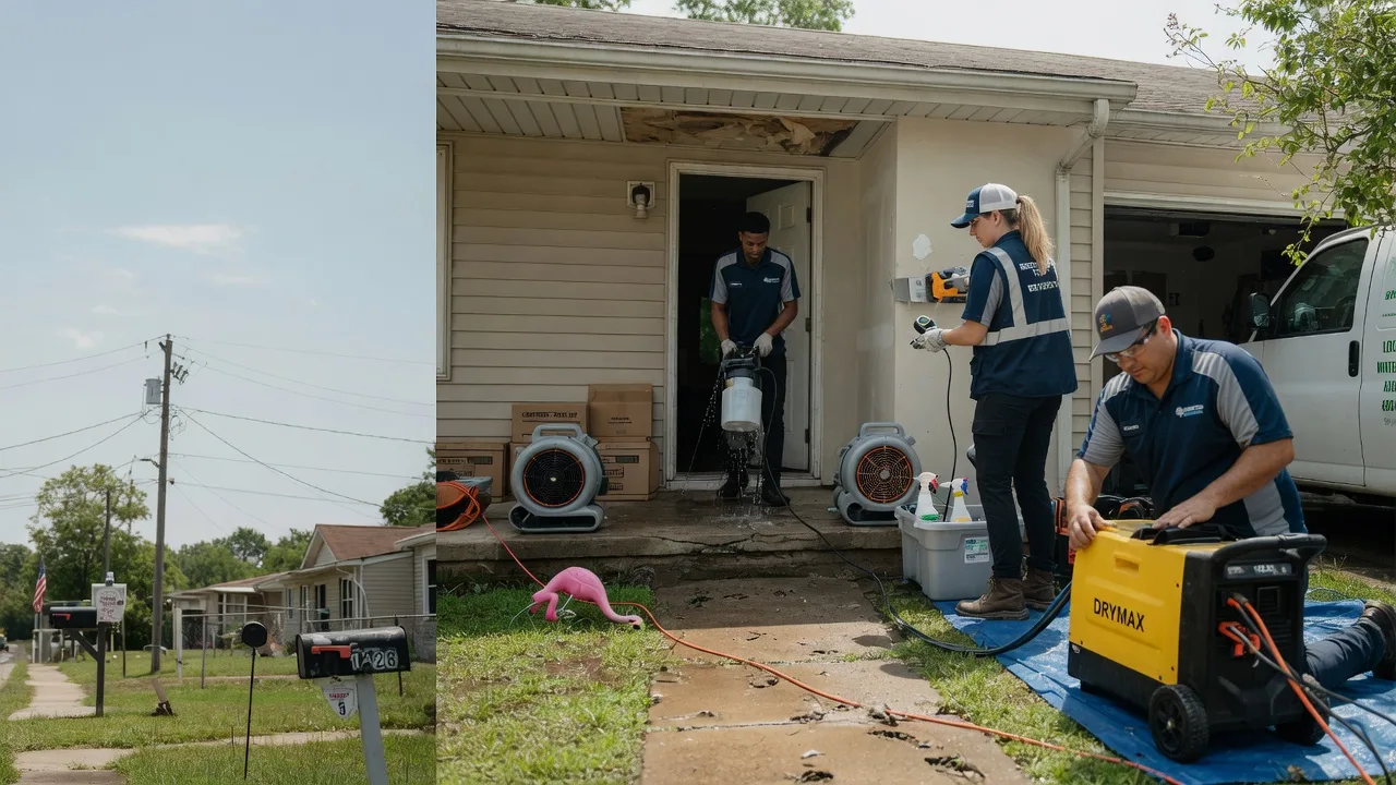 Storm Damage Water Removal in Bunch, OK near me